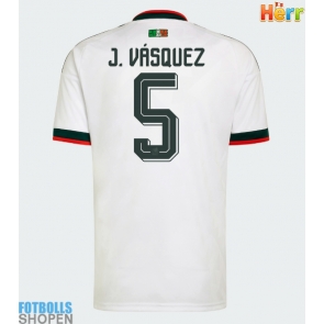 Billiga Mexiko Johan Vasquez #5 Bortatröja VM 2026 Kortärmad